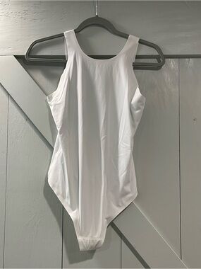 aerie White bodysuit